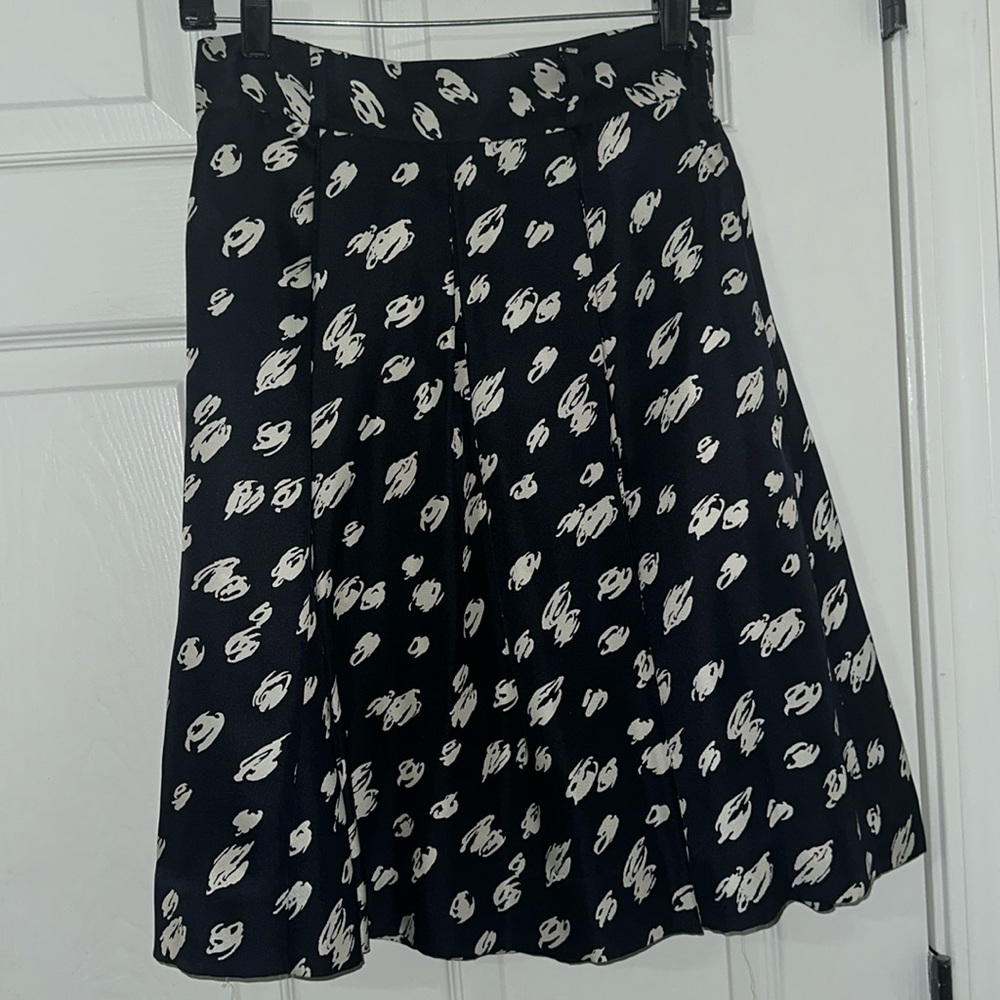 Kate Spade Lilith Pleated Silk Skirt